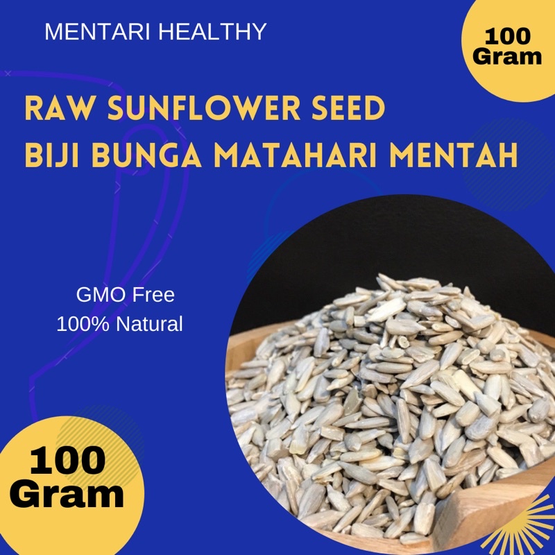 Sunflower Seed Raw 100gr / Biji Bunga Matahari Mentah 100gr