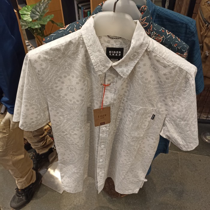 Kemeja Eiger TRUJILLO PAISLEY SHIRT 91000 7105 Original Cowok Bandung