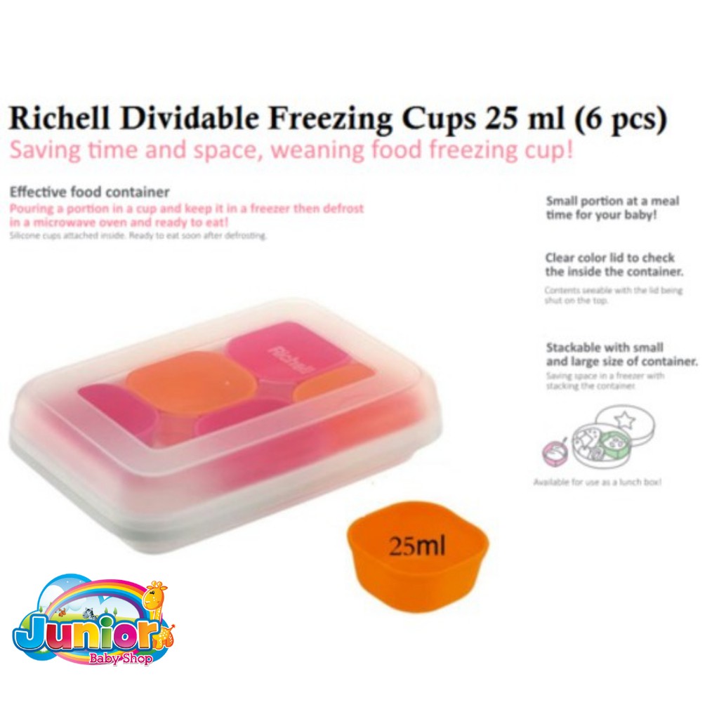 Richell 98720 Dividable Freezing Cup 25