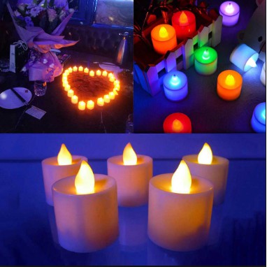 GM50 Smokeless Candle LED Battery Powered Event Flameless Candlelight Diameter COD