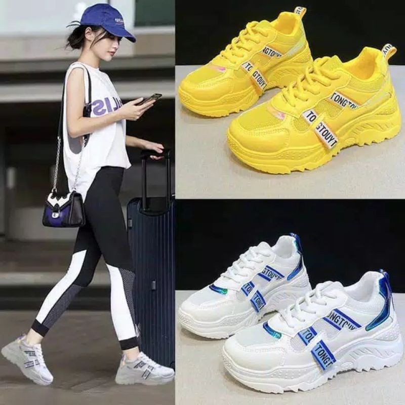 Sepatu Wanita Sepatu Sneaker Wanita korea TOUNGTOY