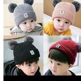 Kupluk Pompom DC ori kids