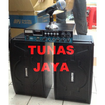 Paket Sound System Karaoke Linkmaster Bluetooth 6 Inch