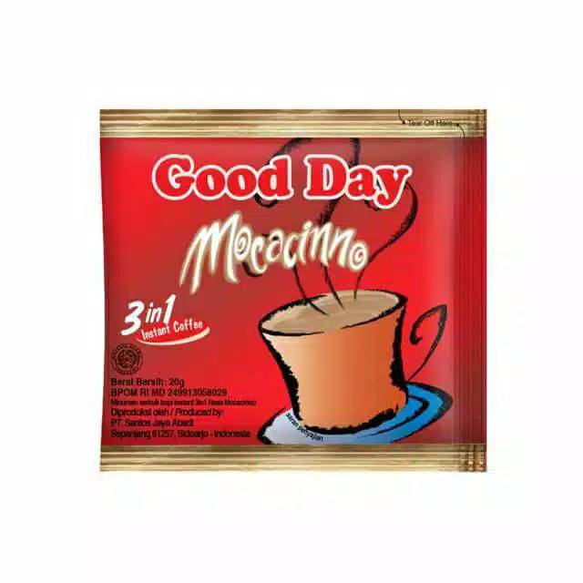 

Good Day Mocacino Berat Per Pcs - 20 Gram