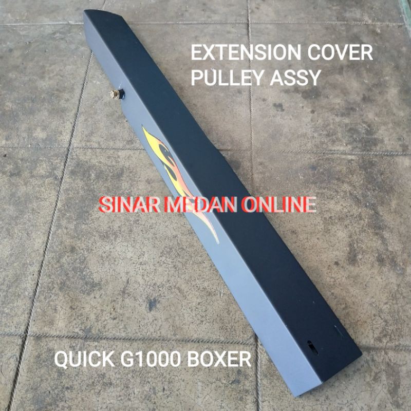 Quick G1000 Boxer Extension Pulley Cover Assy Plat Sambungan Tahanan Lumpur Traktor Tangan