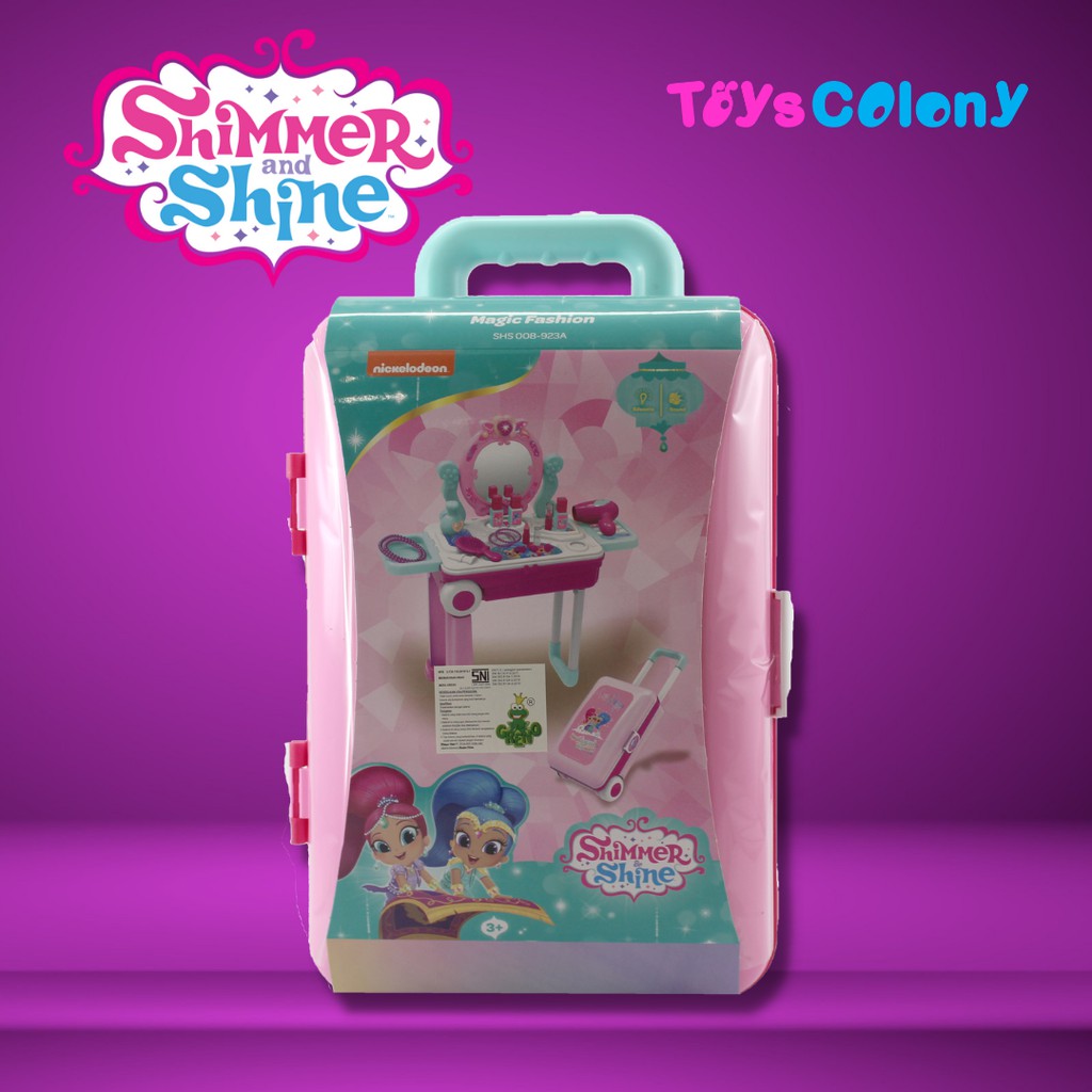 MAINAN MAKE UP ANAK KOPER NEW MAGIC FASHION SHIMMER AND SHINE SHS 008-923A