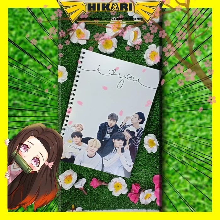 

Buku Tulis Kpop BTS 3 - polos