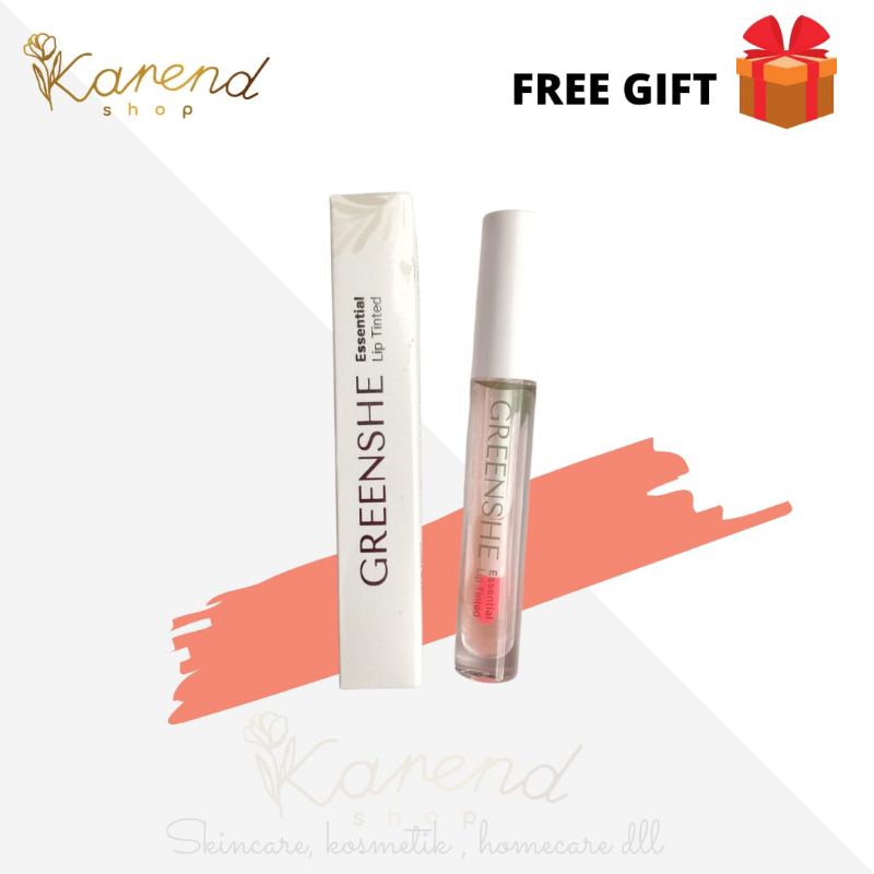 LIP SERUM LIP ESSENTIAL TINTED GREENSHE LIP SERUM UNTUK BIBIR HITAM GREENSHE