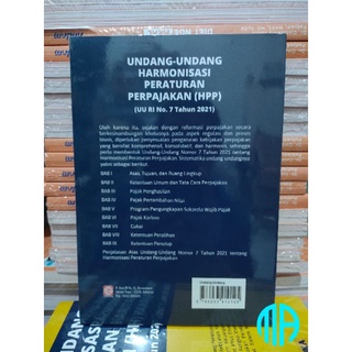 Jual UU Harmonisasi Peraturan Perpajakan HPP ( UU RI No. 7 Tahun 2021 ...