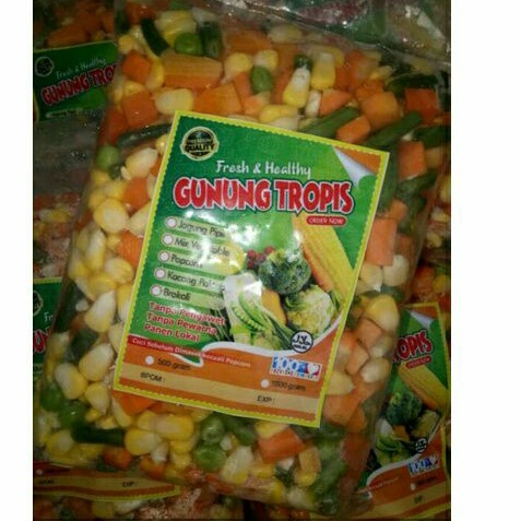 

Sayuran Beku Mix Vegetable 500gr