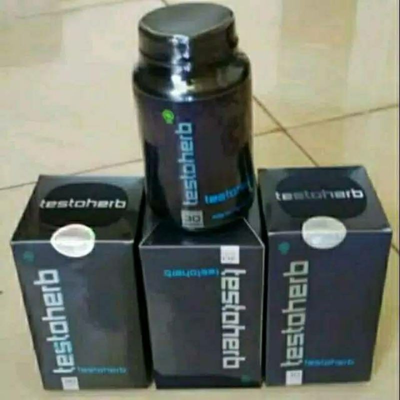 Original TESTOHERB PENAMBAH STAMINA PRIA 100% ORIGINAL AMPUH Exp Baru