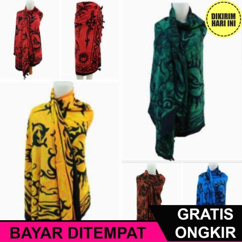 KAIN BALI MOTIF PANTAI/KAIN BALI/SELENDANG/SALL