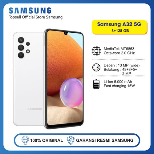 SAMSUNG GALAXY A32 5G - NFC - 8GB 128GB 8/128 GARANSI RESMI