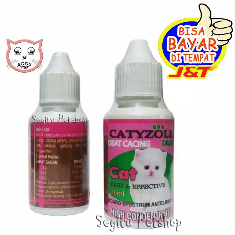 Obat kucing Cacing Kucing Catyzole