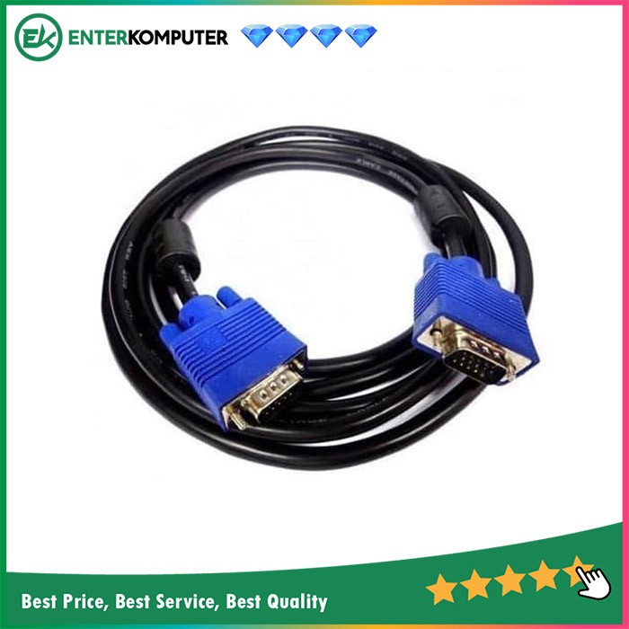 Kabel VGA To VGA 1.5 Meter -Merk Netline