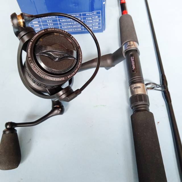 Joran Daiwa 165 + Reel Tsurinoya NA 2000