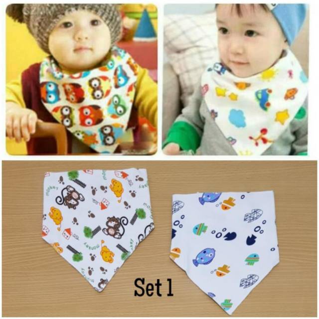 Celemek Bayi Segitiga Slabber Segitiga Model Koboy Lucu Imut Kualitas Import High Quality Murah