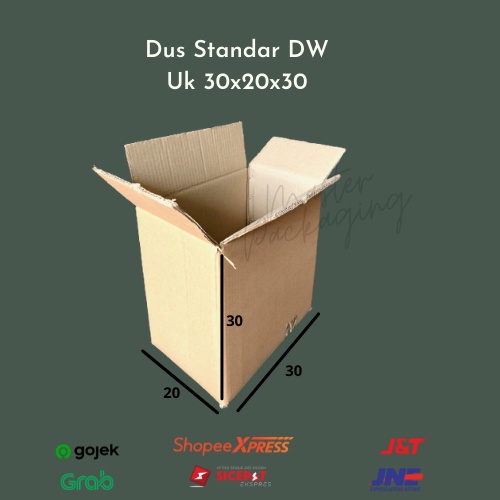 

Kardus Packing Coklat Snack Double Wall Uk 30x20x30 Polos