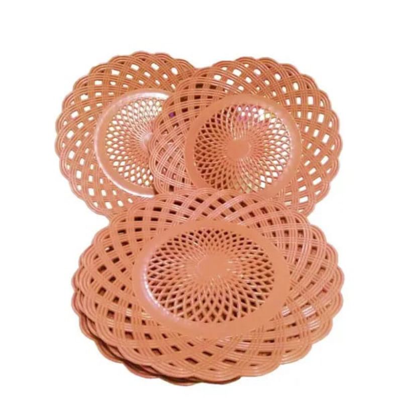 Piring ingke Plastik bunga
