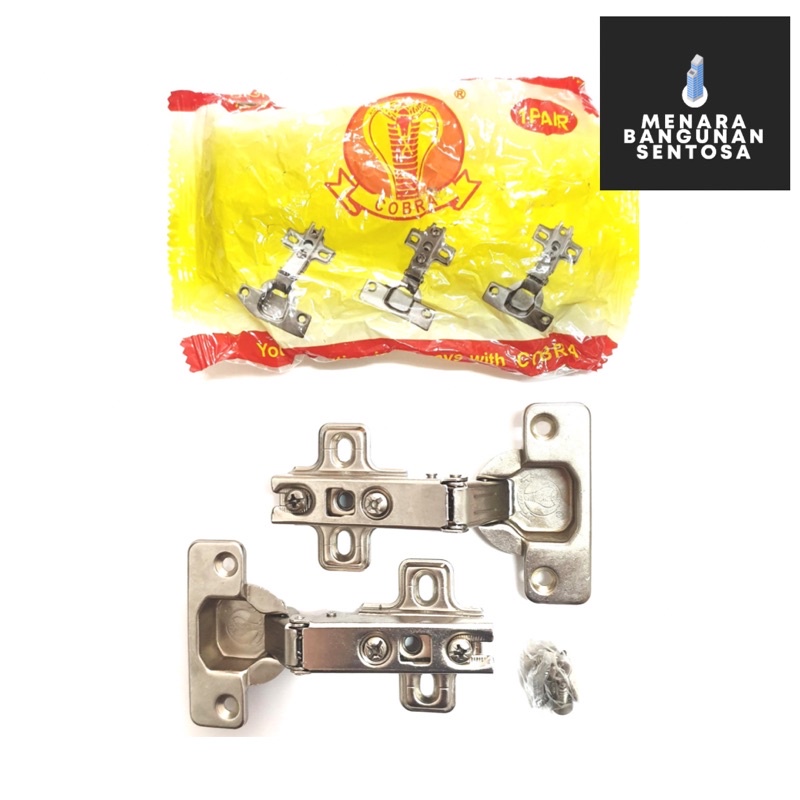 Engsel Sendok Lurus Cobra / Engsel Pintu Lemari