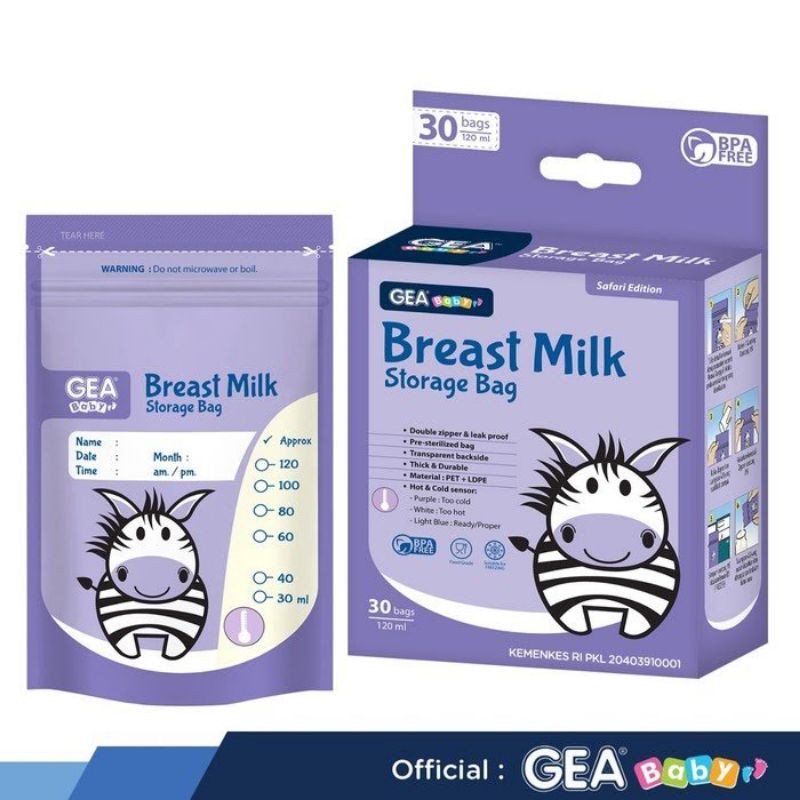 GEA BABY 120ML BREAST MILK STORAGE / Kantong Asi murah / gea baby kantong asi