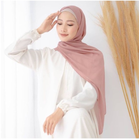 Pashmina Cerutty Babydoll 180X75 / Hijab Pashmina Premium Jahit Tepi Rapi