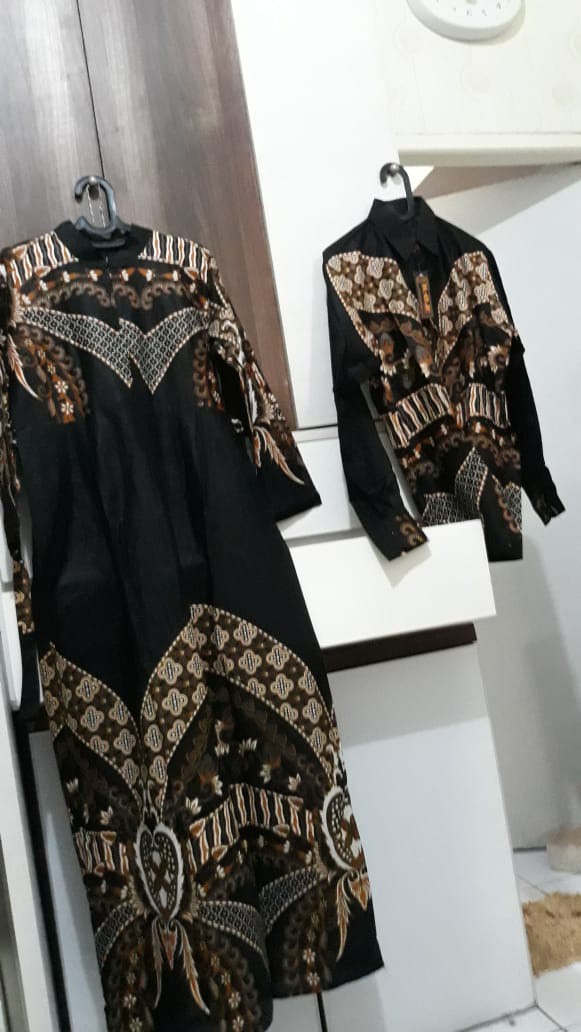 Maura Couple - Sania Ruffle Batik Couple Ori Ndoro Jowi Dnt