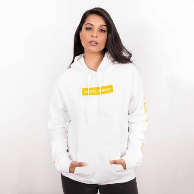 HUSTLE HARDER HOODIE JUMPER