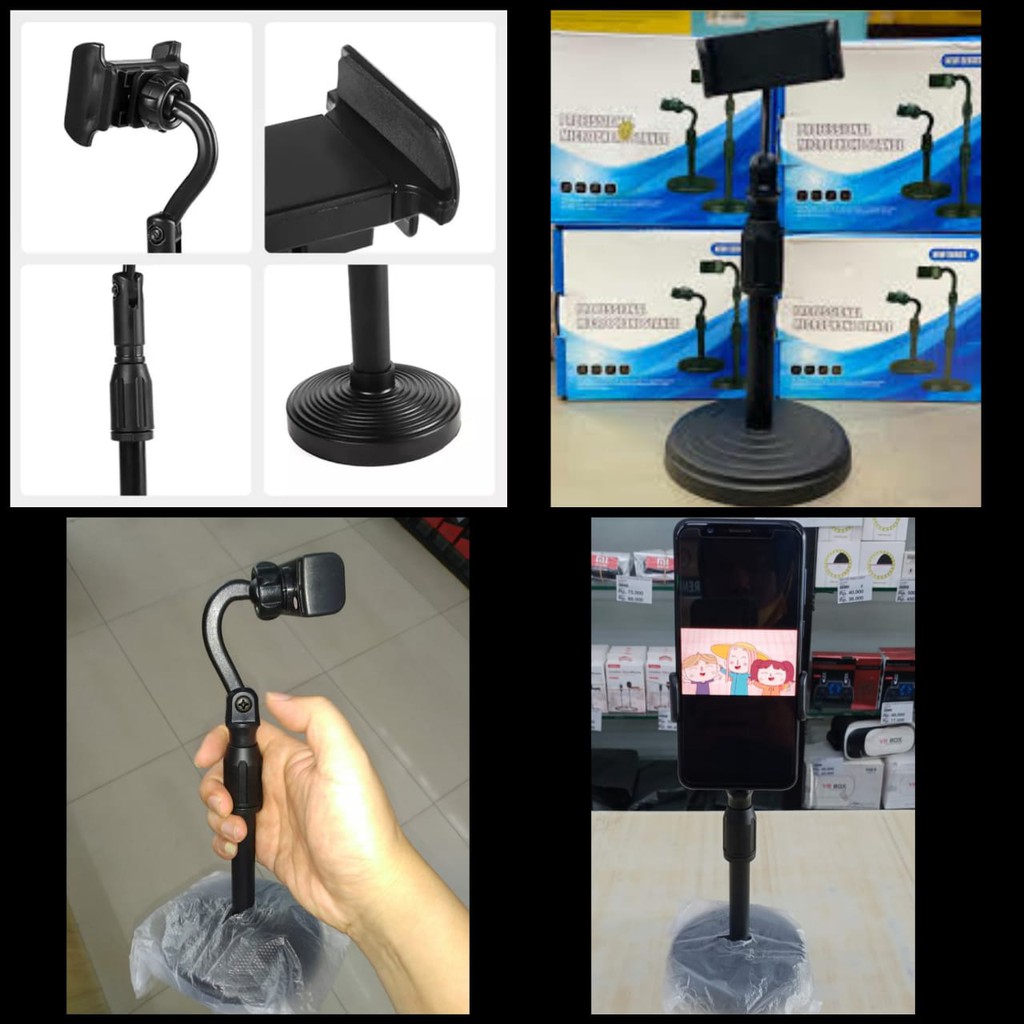 Phone Holder Stand Buat Handphone - Hitam