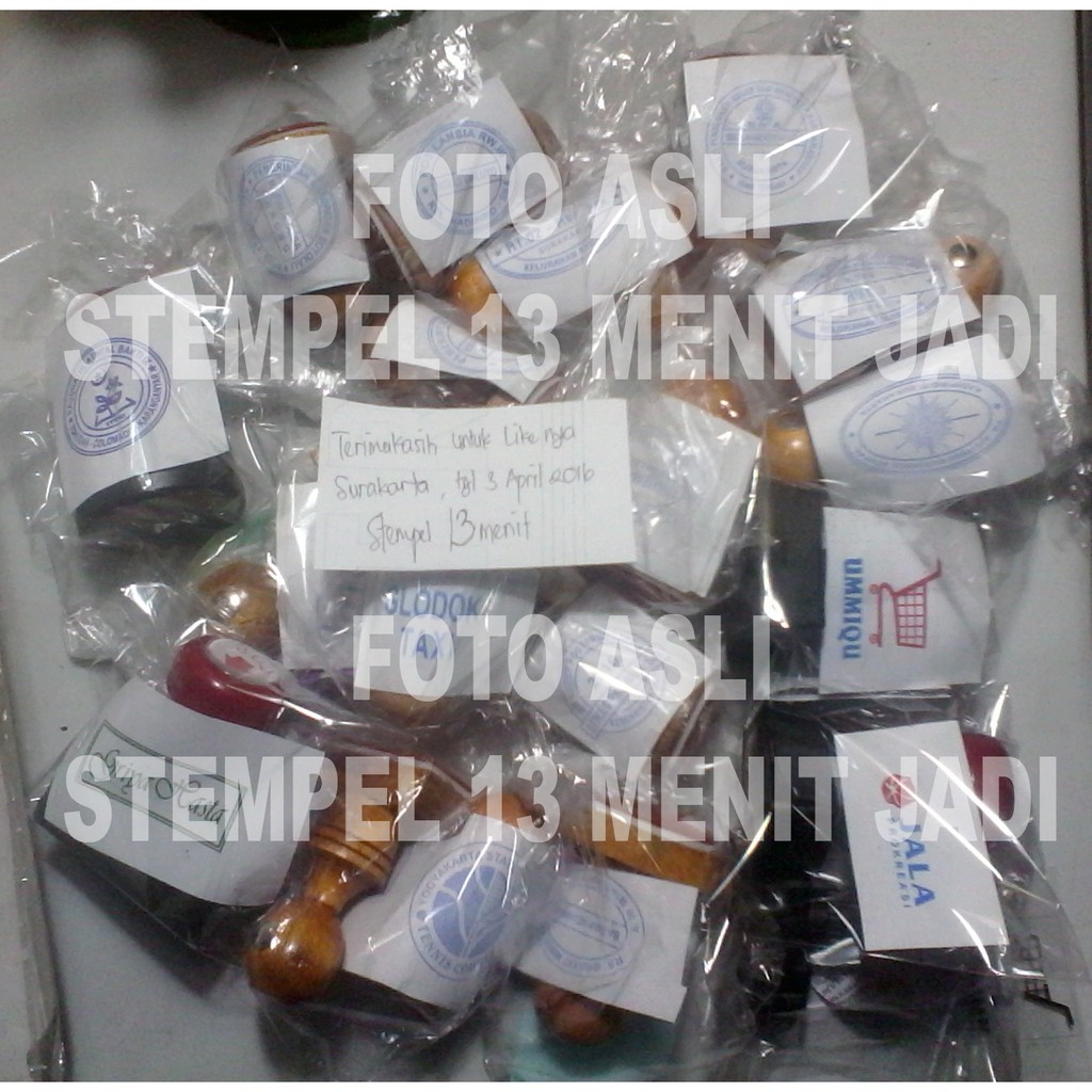 

Stempel Karet Gagang Kayu