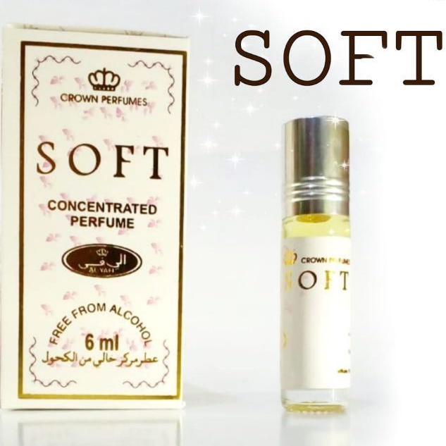 SOFT Parfum Merek AlYafi Kemasan 6ml Minyak Wangi Roll On Non Alkohol