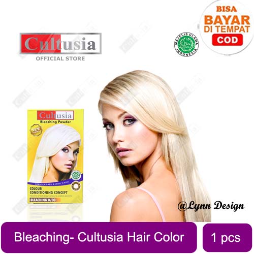 Bleaching- PEWARNA RAMBUT CULTUSIA Seri 0/00 30ML