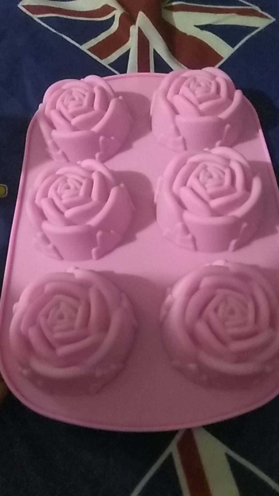 Cetakan Kue Mawar Rose Silicone Soft Diy Jelly Pudding Mold Moon Cake Soap Mould
