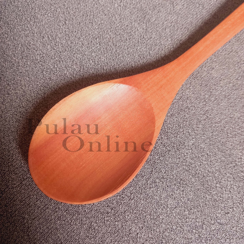 Sendok Makan 20cm Kayu - Sendok Makan Kayu - Sendok Kayu