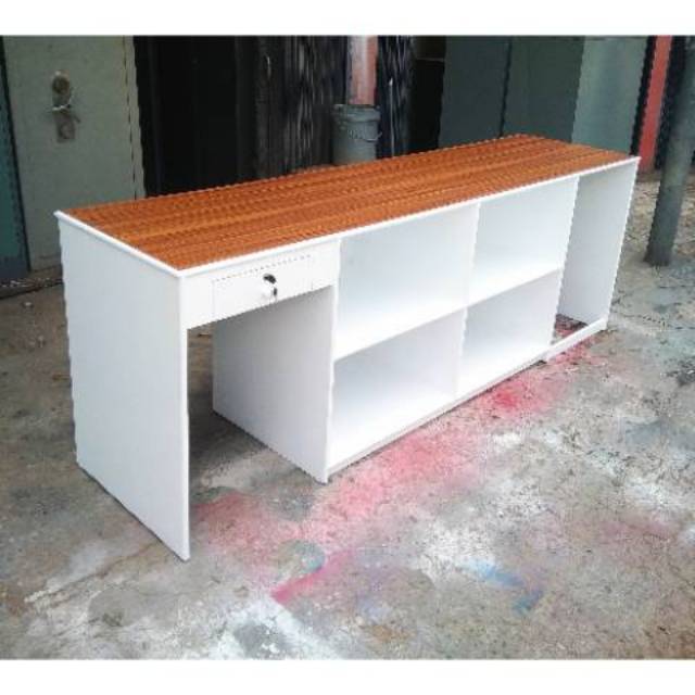 Meja Restoran Meja Resepsionis Meja Cafe Meja Front Office Kondisi Baru