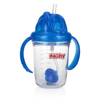 Nuby - Tritan Flip It Weighted Straw