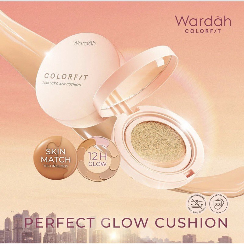 Wardah Colorfit Perfect Glow Cushion SPF 33 PA++