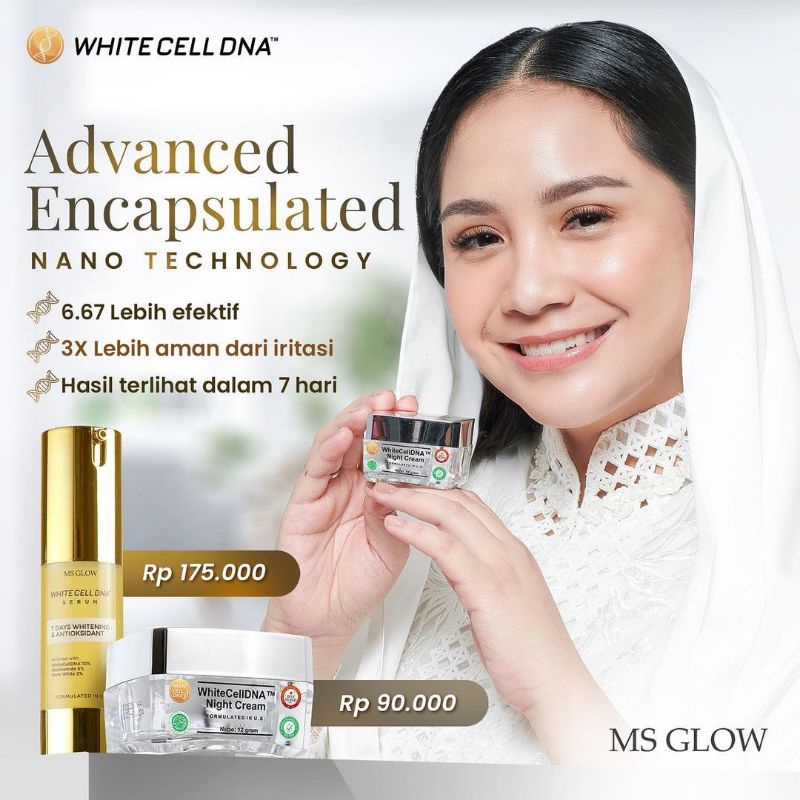 (NEW)MS Glow Serum White Cell DNA / Night Cream White Cell DNA