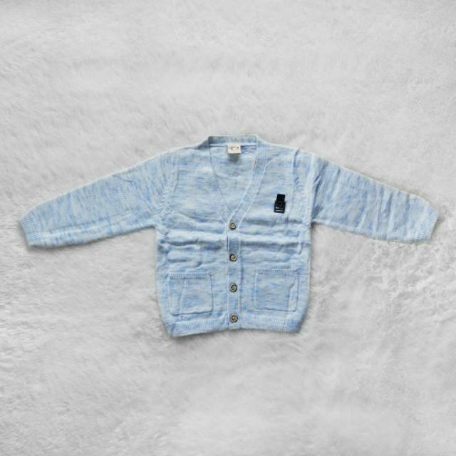 Baju cardigan korea import anak bayi Tiopepe kids warna misty