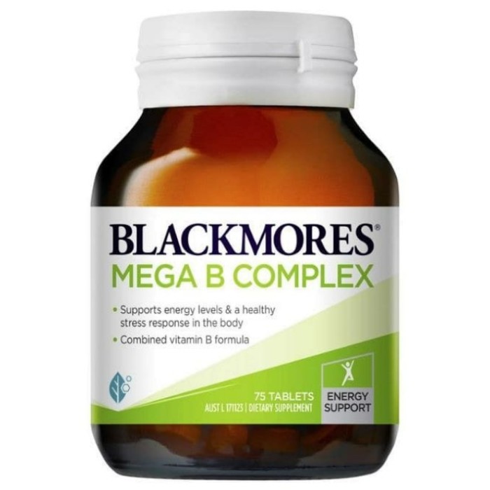 blackmores mega b complex 75 tablet