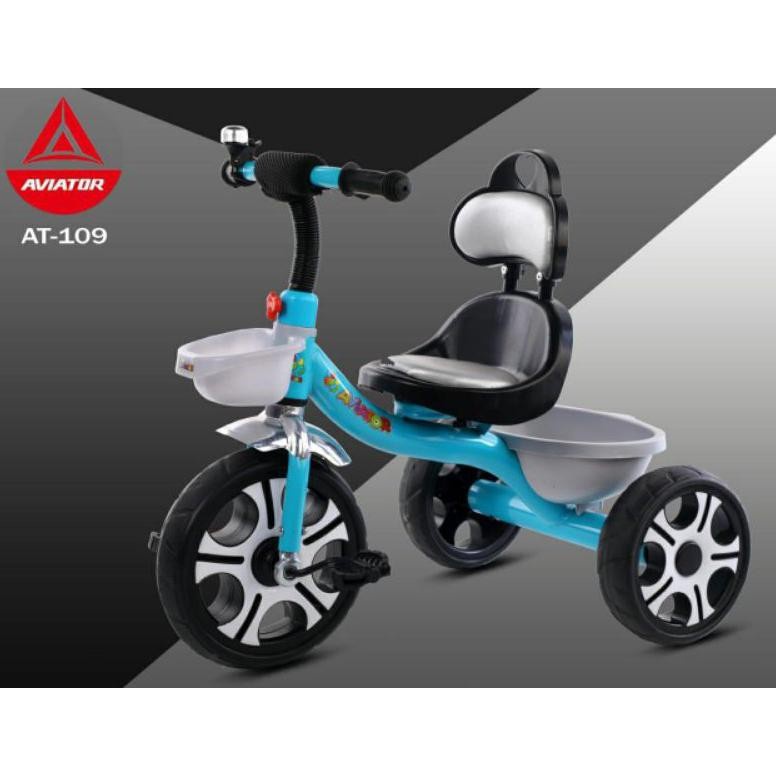 Sepeda Anak Bayi Balita Dorong Roda 3 Tricycle Aviator AT109 BMX Ban Eva By Pacific-1