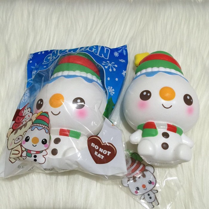 Squishy Licensed Yumiibear Snowman White Original