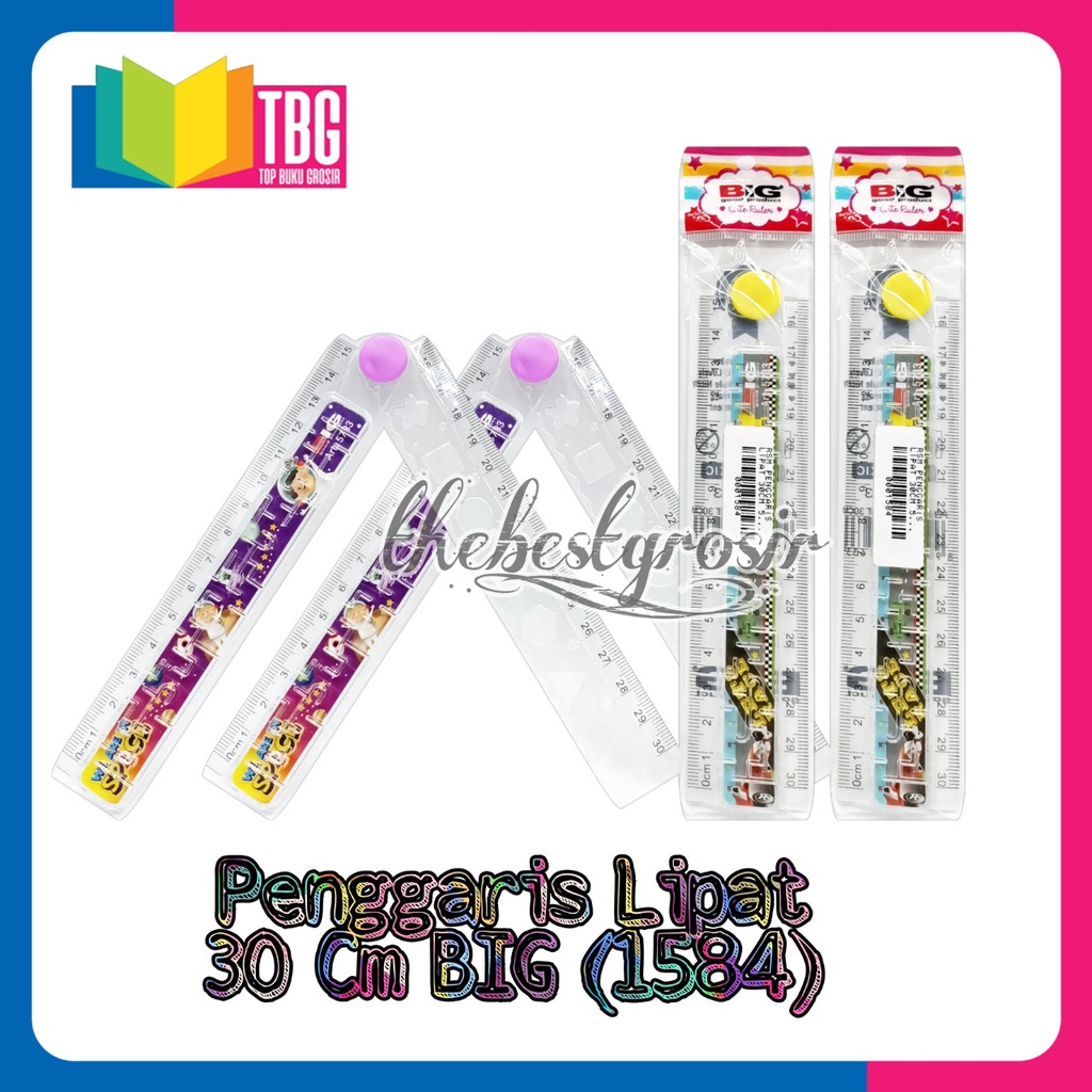 

1 PCS PENGGARIS LIPAT 30CM 5733 BIG/ PENGGARIS ACRYLIC/ RULER (R-1584)