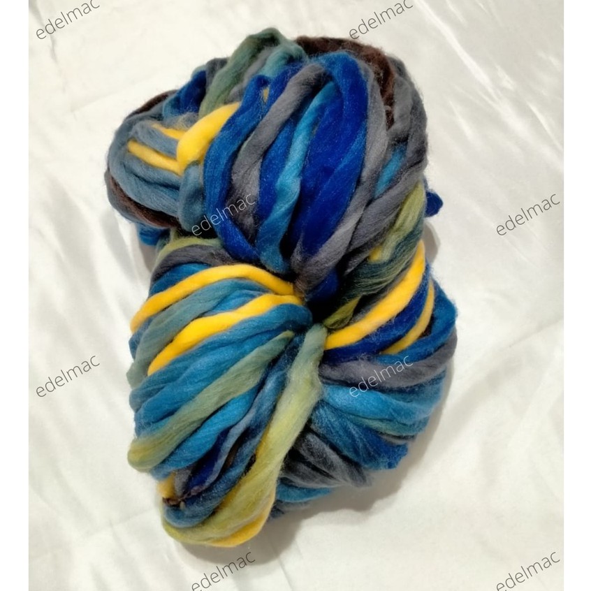 Benang Loopy Wol Wool Yarn Microfiber Mix Color Part I