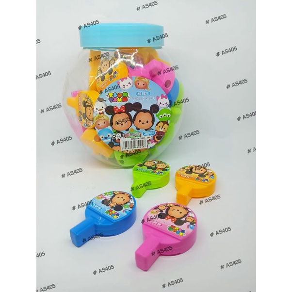 

36 pcs Asahan / Rautan / Serutan Pensil / Orotan Pensil / Sharpener TSUM TSUM PING PONG