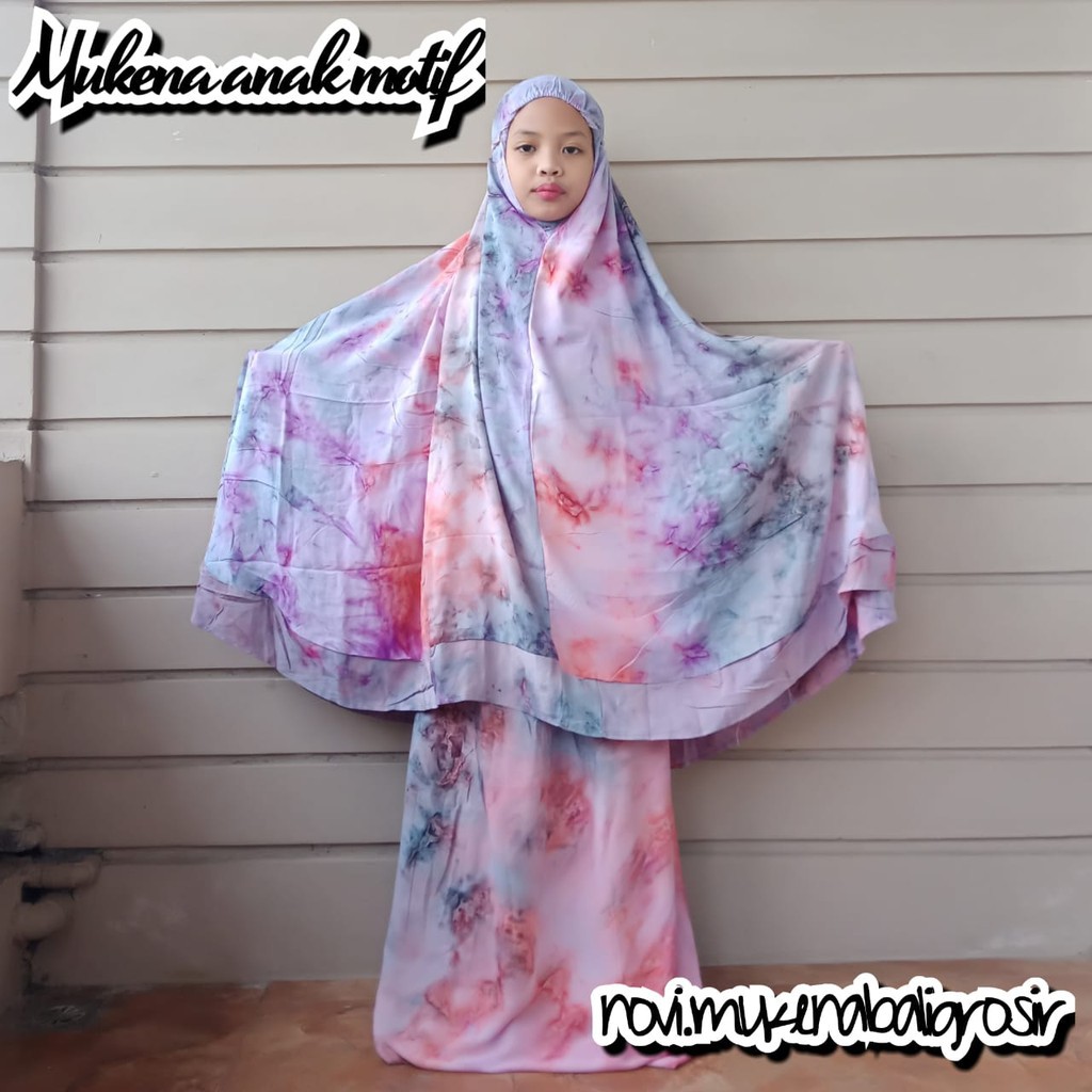 MUKENA BALI REMPEL ANAK SD MOTIF (MAKS 9TH)