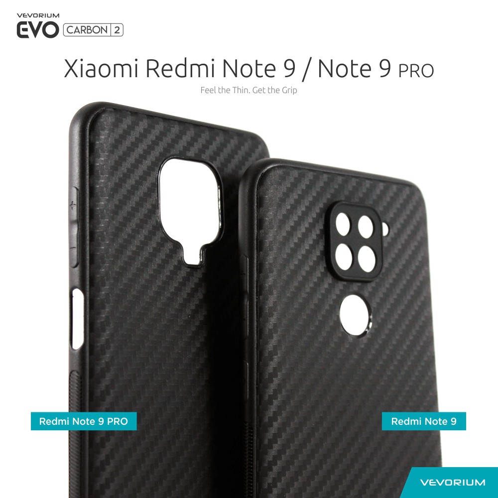 VEVORIUM EVO CARBON Xiaomi Redmi Note 9 PRO Note 9 Soft Case Softcase