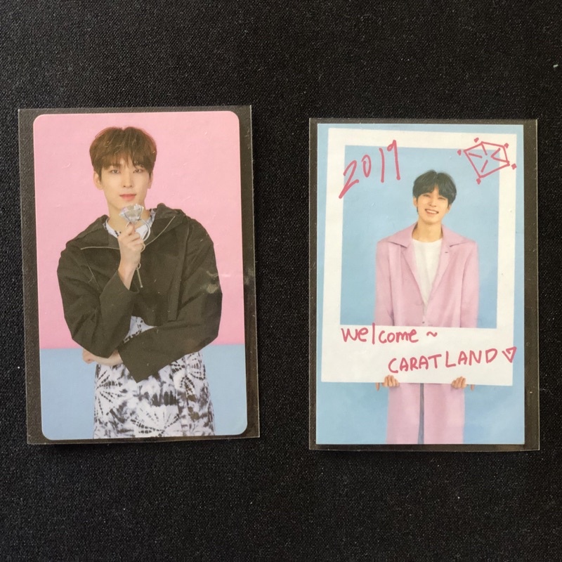 PHOTOCARD TC WONWOO MEMBERSHIP 2019 & CARATLAND 2017 SET