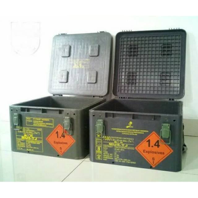 BOX PLASTIK / BOX JATAH TNI / BOX PELURU