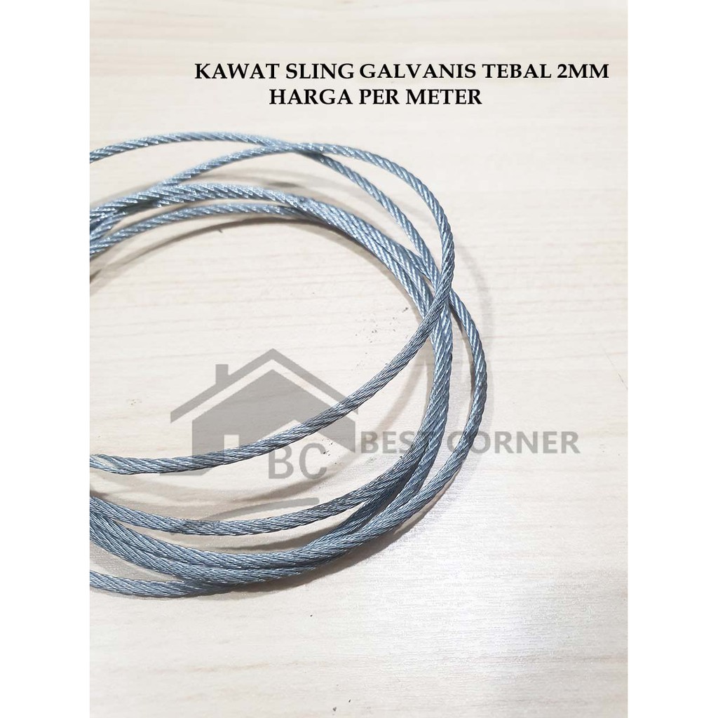 Kawat Sling GALVANIS 2 MM / Kawat Seling Galvanis